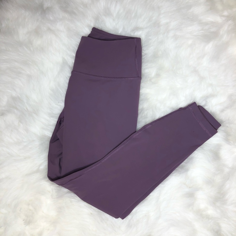 Plum colored leggings